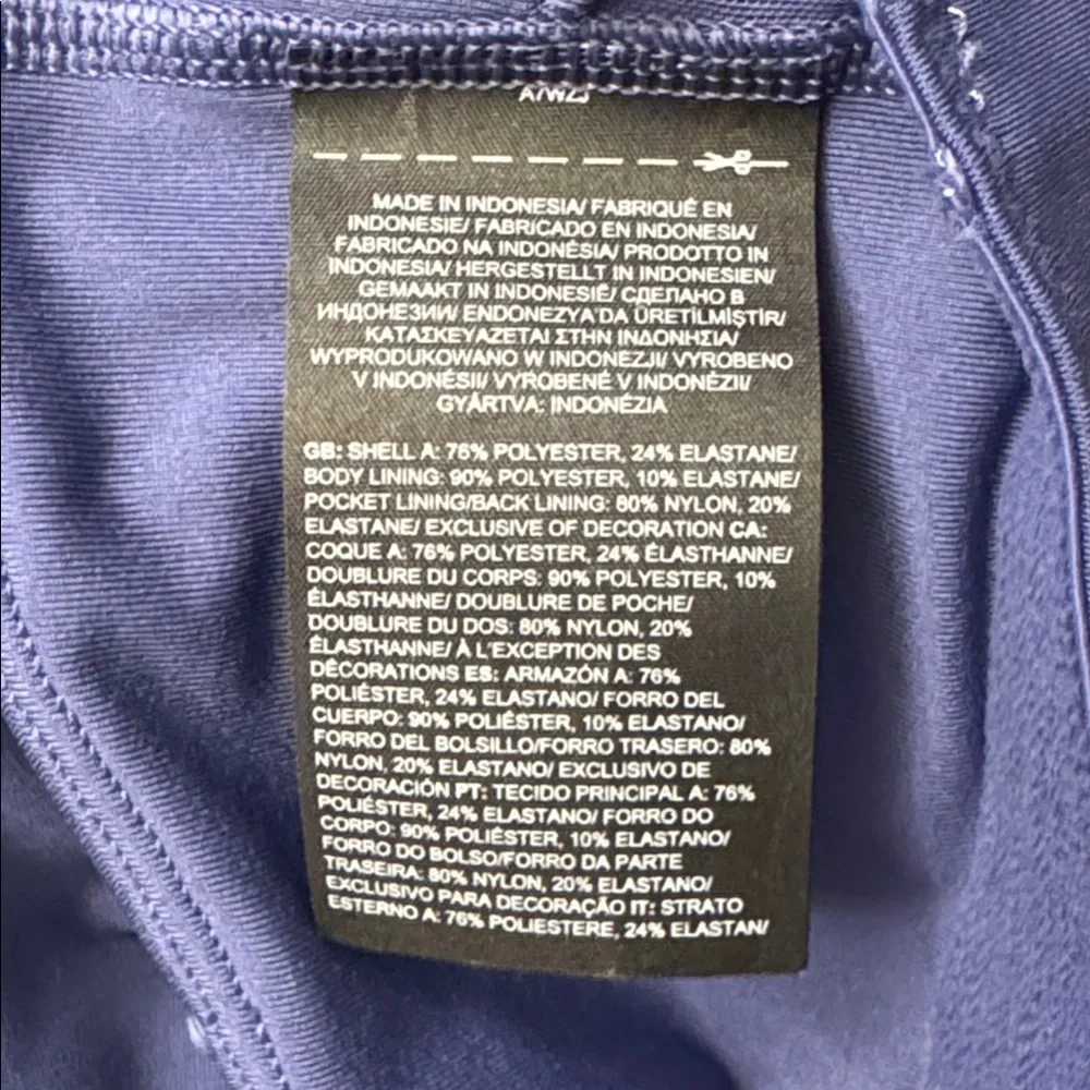 The North Face Cave Blue Valley Shine Bra, Size L - Picture 8 of 8